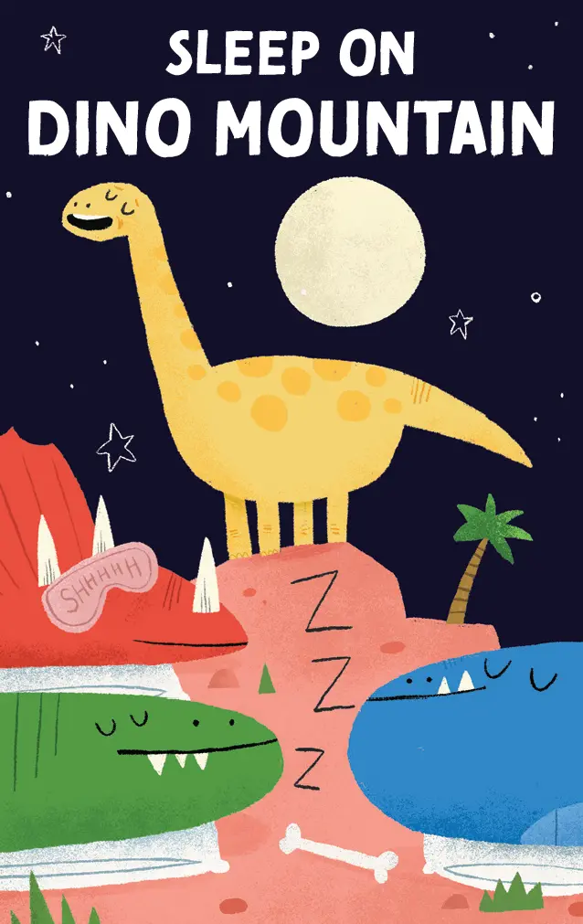 Sleep On Dino Mountain: A Gentle Dinosaur Lullaby Story 1