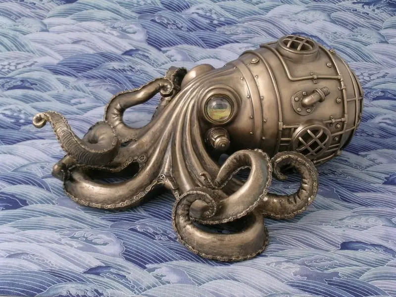 Steampunk Octopus Decorative Storage Box 1