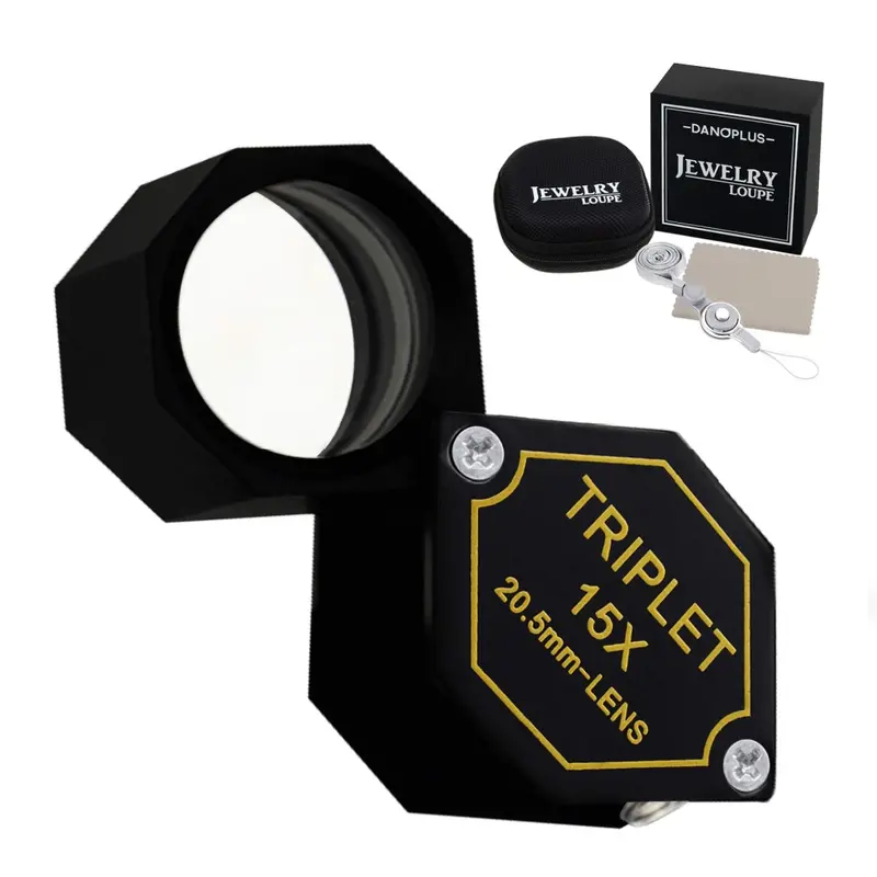 Triplet Loupe With 15X Magnification For Detail Work 1