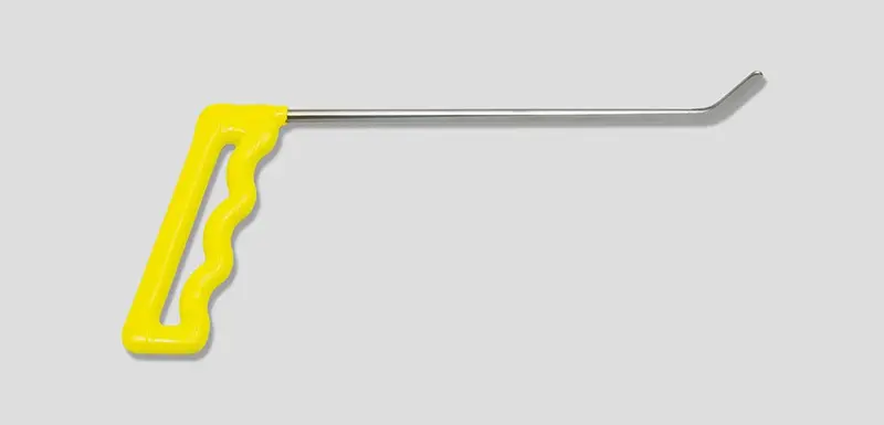 Ultradent 3602 Left Flat Brace – 8" Length, 45° Bend, 1.125" Blade 1