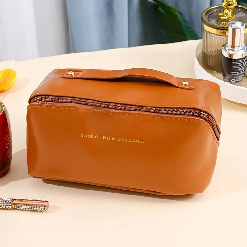Waterproof Travel Cosmetic Case With Interior Compartments 1