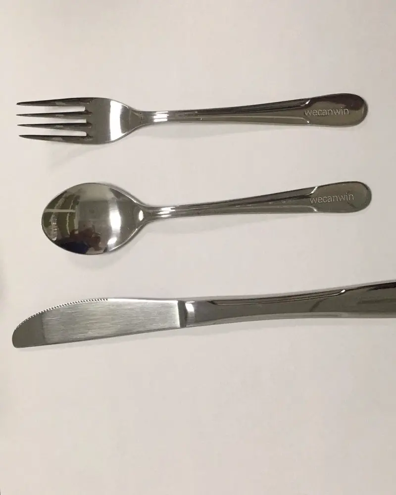 Wecanwin Stainless Steel Flatware Set – Modern Knife, Fork & Spoon Tableware Collection 1