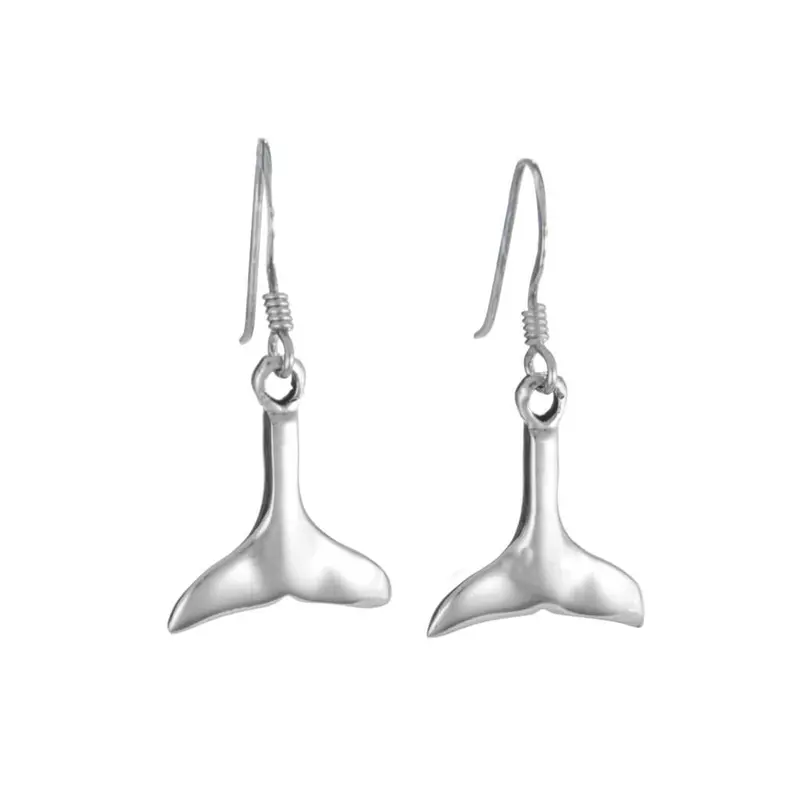 Whale Tail Drop Earrings 1