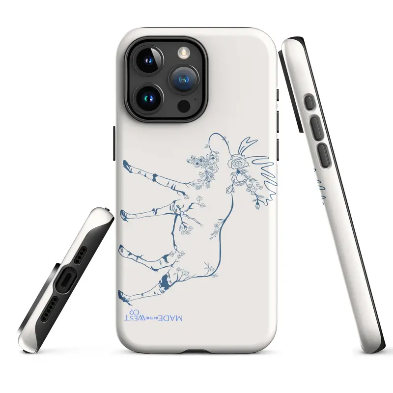 Willow Creek Moose Wildflower Iphone Case 19