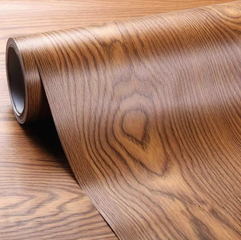 Wood-Grain Vinyl Sticker Roll – 45 Cm × 2 M Peel-And-Stick Sheet 1
