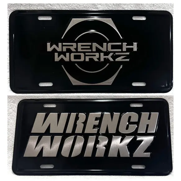 Wrenchworkz Custom Metal License Plate Frame 1