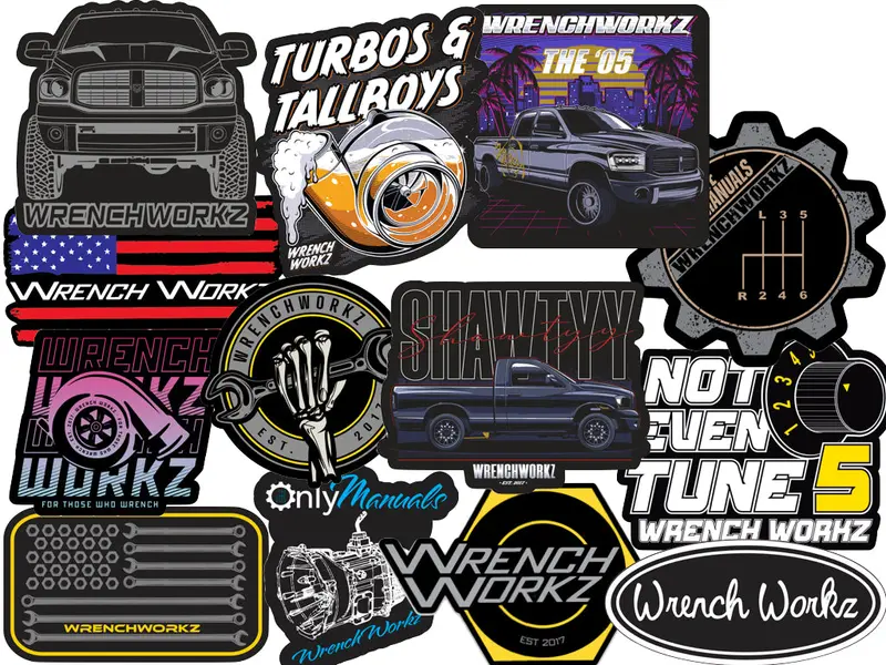 Wrenchworkz Premium Vinyl Stickers 1