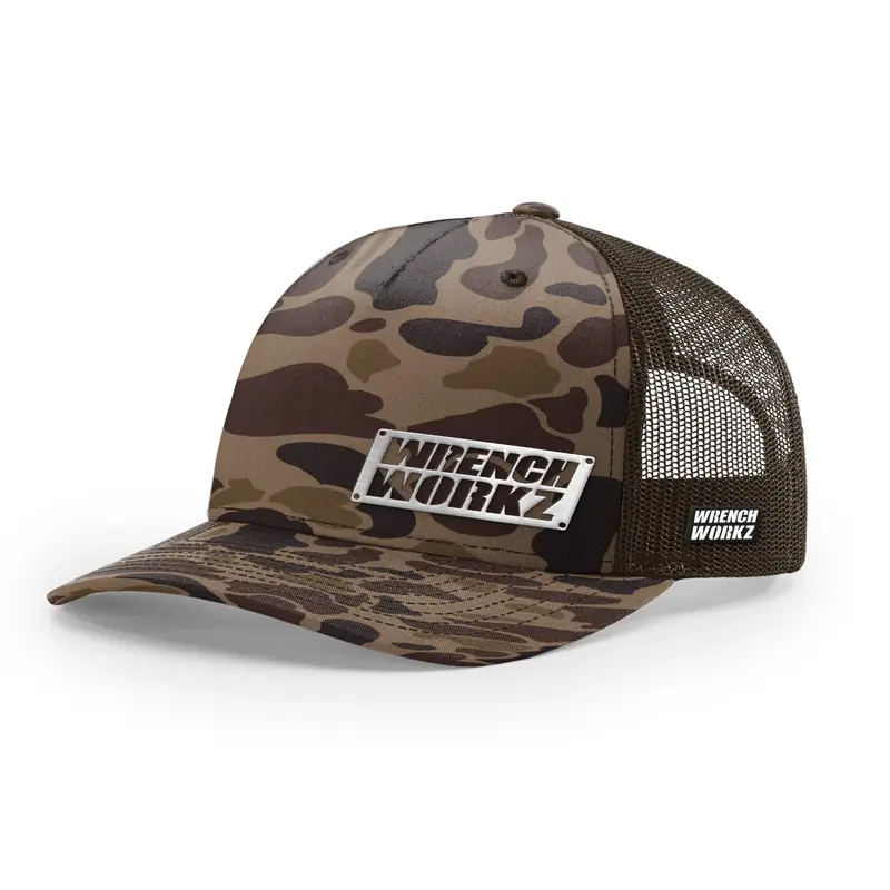 Wrenchworkz Silver Accent Trucker Hat With Side Patch 1