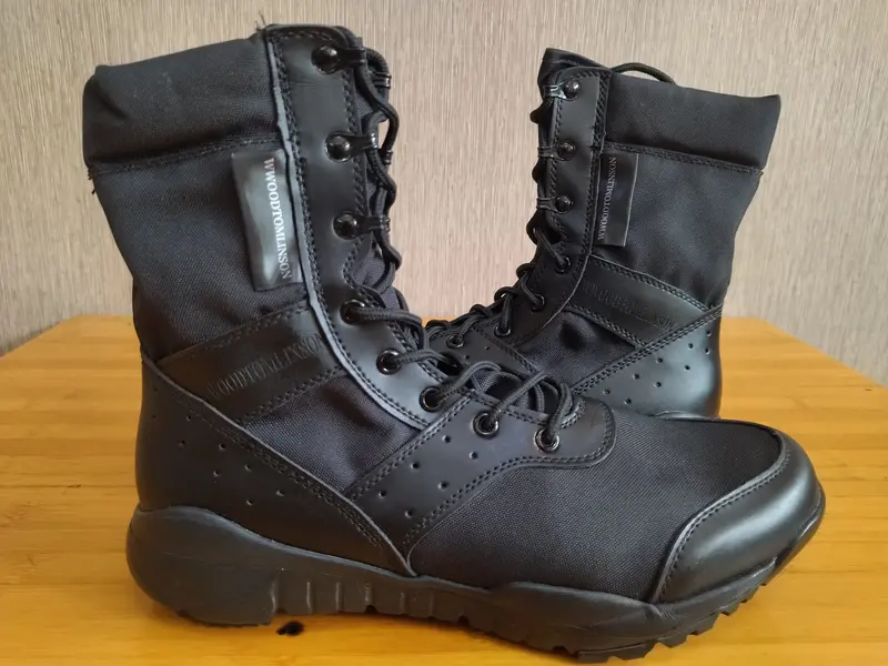 Wwoodtomlinson Men’S 6-Inch Tactical Hiking Boots – Waterproof, Lightweight Military-Grade Combat Footwear 1