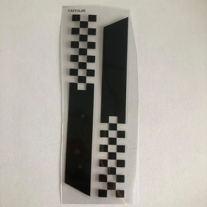 Yafenjie Matte Black Vehicle Decals – Universal Fit Automotive Trim Stickers 1