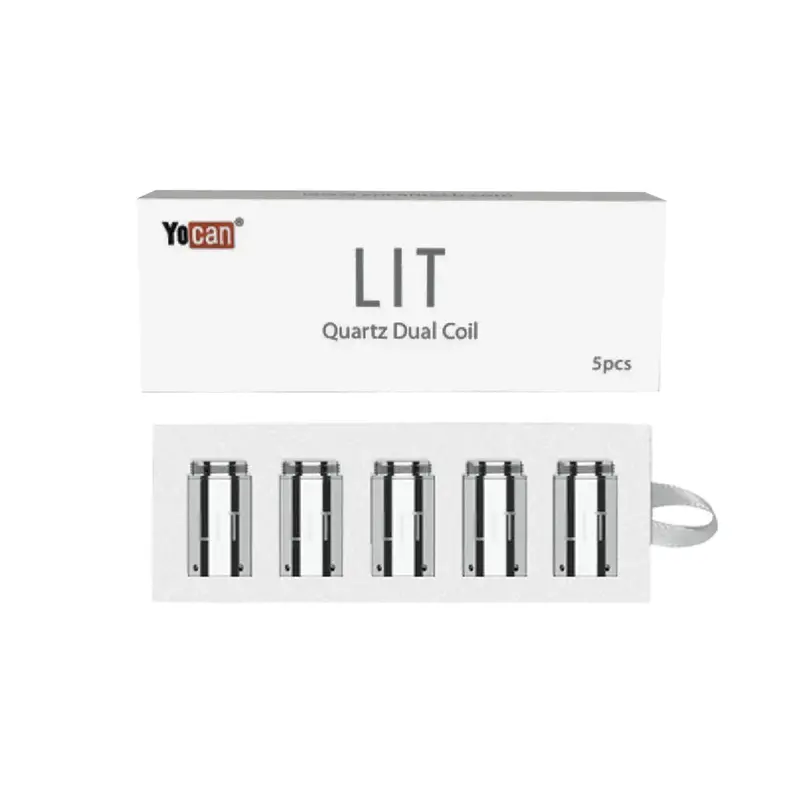 Yocan Lit Quartz Dual-Coil Replacement Pack (5-Pack) 1