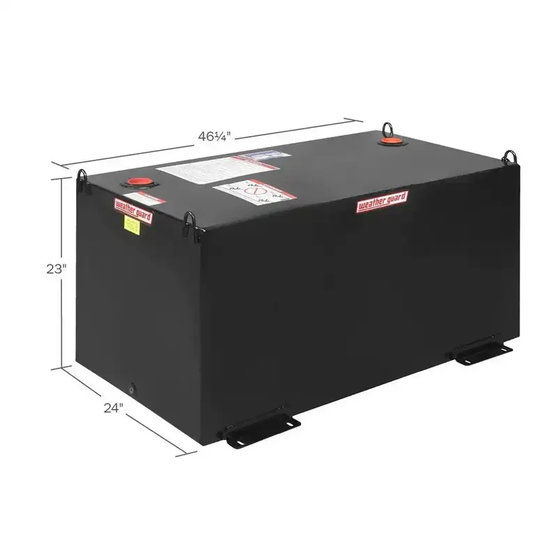 100-Gallon Rectangular Transfer Tank – Heavy-Duty Black Polyethylene 1
