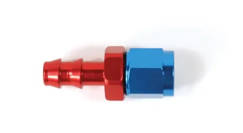 -8An Straight Push-On Hose End Fitting – Reusable Stainless Steel 1