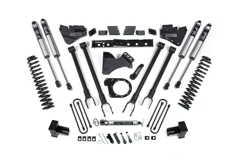 Bds Suspension 1527Fs 6-Inch Long-Arm Lift Kit – Designed For 2017–2019 Ford Super Duty Diesel Trucks With Dual-Leaf Spring Setup 1