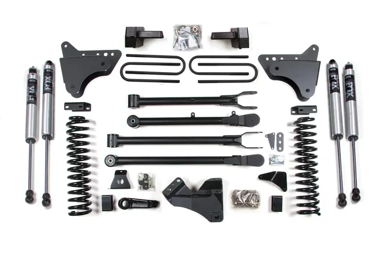 Bds Suspension 4/3 Lift Block Kit With Top Plate For 2008–2010 Ford F250/F350 Diesel Models 1