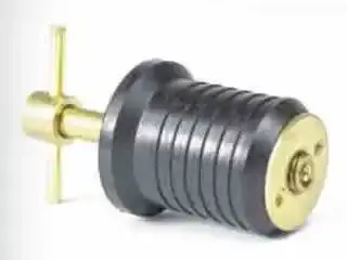 Brass Twist-Turn Drain Plug – 1-Inch Npt Thread 1