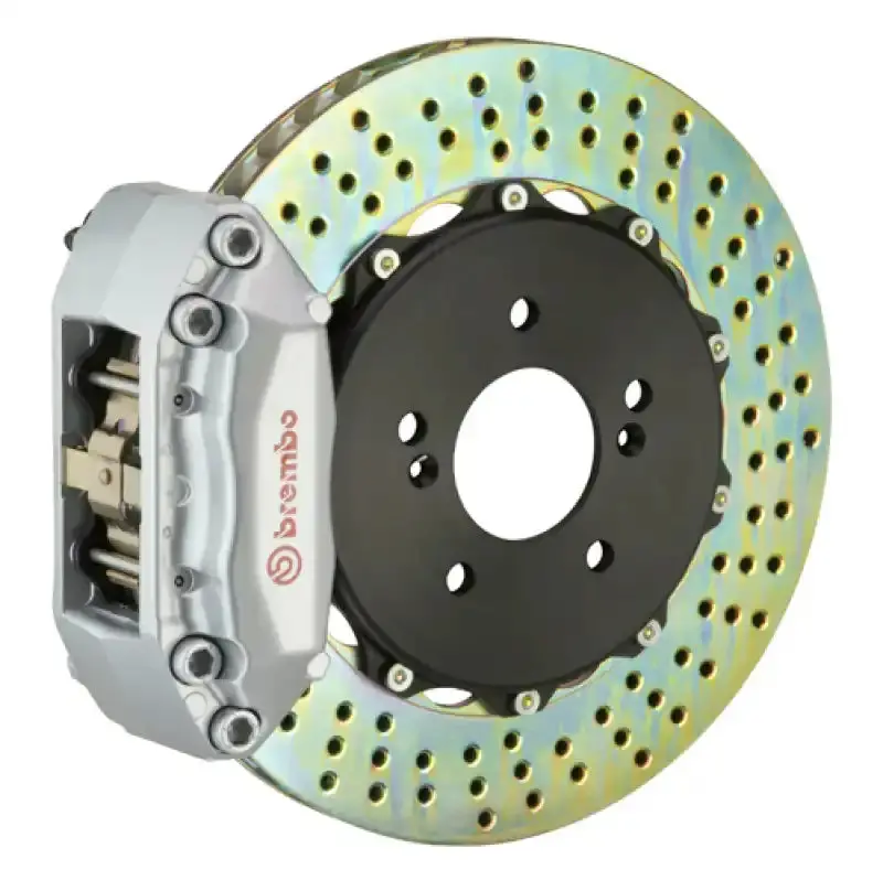 Brembo Gt Big Brake Kit – Rear 4-Piston Calipers With Drilled 328X28Mm Two-Piece Rotors For Evo Vi–Ix Platforms 1
