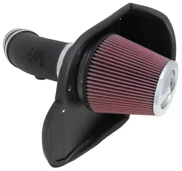 K&N 63-1565 High-Performance Air Intake System – Washable Reusable Filter 1