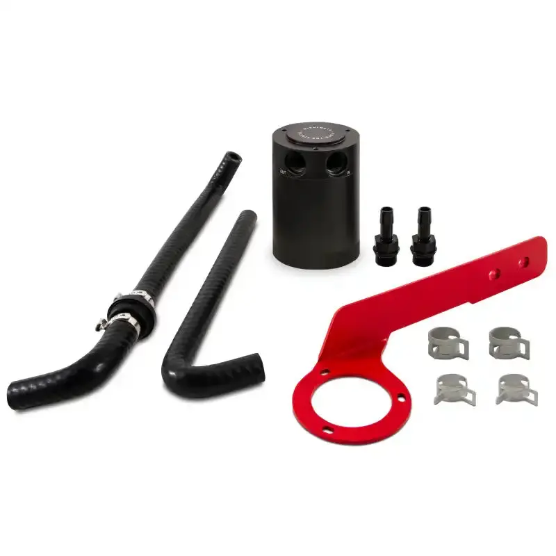 Mishimoto Baffled Oil Catch Can For 2018+ Honda Accord 2.0T – Pcv-Side Mount, Red 1