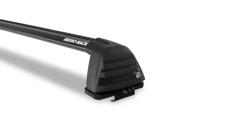 Rhino-Rack Rv0007B Vortex Roc25 Flush-Mount Roof Rack – Black 2-Bar System For Low-Profile Installation 1