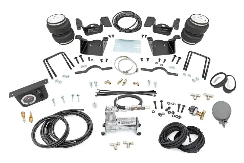 Rough Country Air Suspension Kit – 0–7.5 In Lift With Integrated Onboard Compressor (10007C) 1