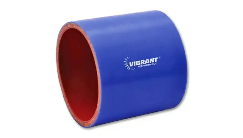 Vibrant 4-Ply Blue Silicone Straight Hose Coupler – 2.75" Id × 3" Length 1